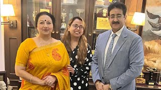 Dr.Sandeep Marwah Chancellor AAFT University & Dr.Priyanka Mehta Director Sarvottam Intl School
