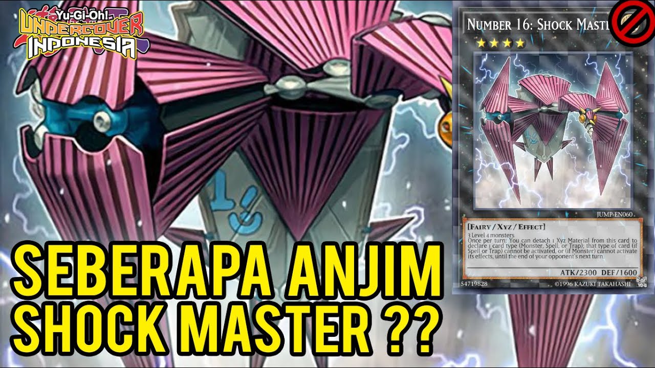 Watch video Ini Penyebab Number 16: Shock Master Forbidden di Yu-Gi-Oh! Now Ini Penyebab Number 16: Shock Master Forbidden di Yu-Gi-Oh!