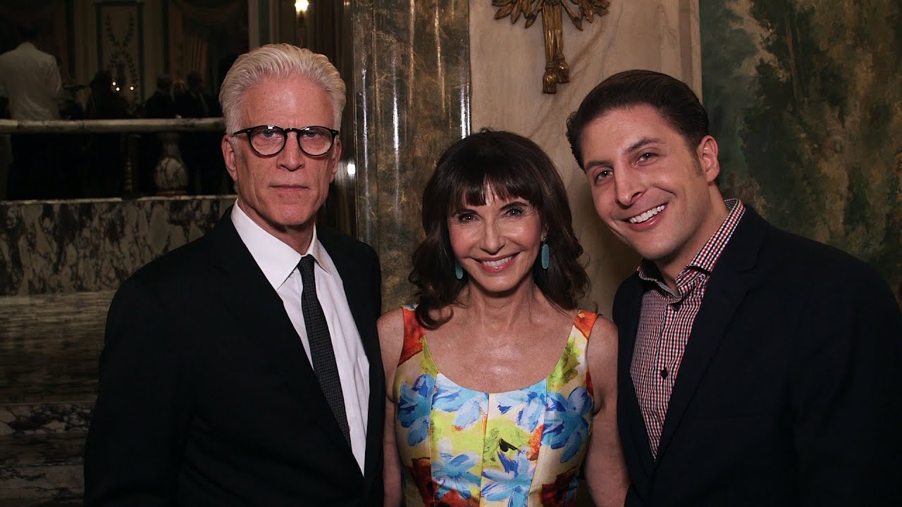 Ted Danson and Mary Steenburgen at the Atlantic Theater Company Actor's Choice Gala with Arthur Kade