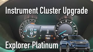 2016-2019 Ford Explorer Platinum Instrument Cluster Upgrade How To