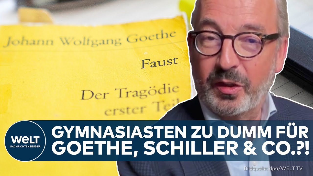 BERLIN: „Kapitulationserklärung!“ – Gymnasium setzt jetzt auf vereinfachte Ausgaben von Goethe & Co.