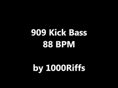 909 Kick Bass Drum : 88 BPM - Beats Per Minute
