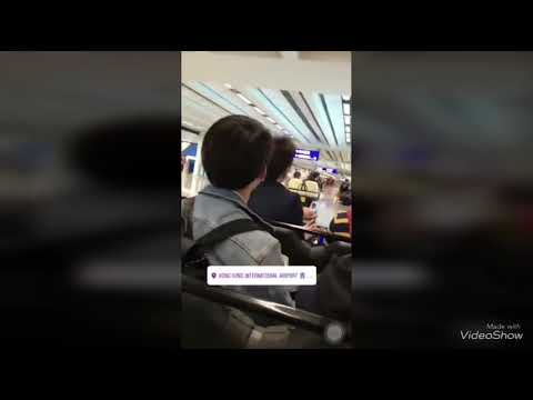 Krist&Singto arrived HongKong