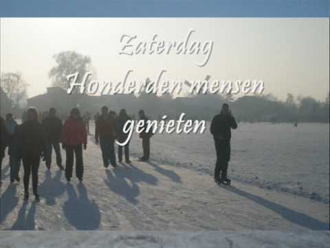 schaatsen op de Binnenmaas  2009