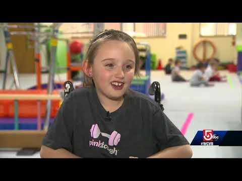 Gym owner helps girl with brittle bone disorder achieve dream