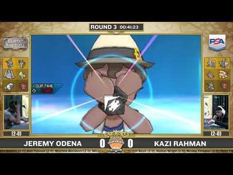 Pokémon Regional Championships - VGC Round 3 - Charlotte, NC - Jeremy Odena vs Kazi Rahman