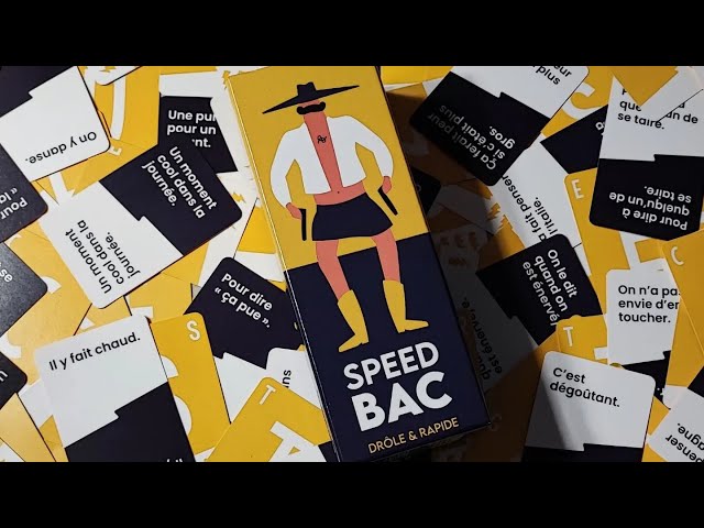 Vídeo relacionado con Speed Bac - Juego de Mesa para Adultos, rápido y delirante, 2 a 7 Jugadores, Juego de Ambiente