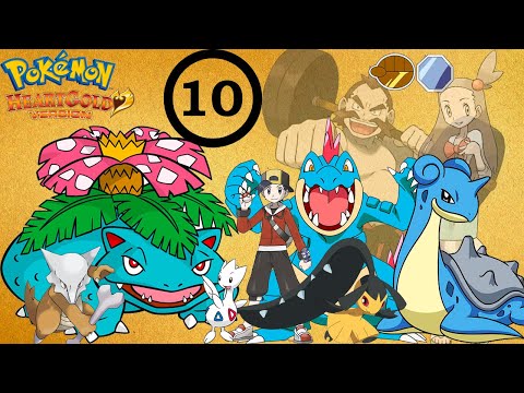 pokemon HEART GOLD MEGALOCKE Ep 10: dos medallas en un solo video