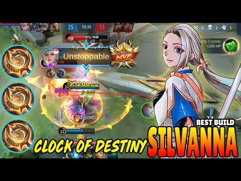 Silvana New Build Item Combo Kill Instantly - Silvanna Best Build 2021 -Build Silvanna Tersakit 2021