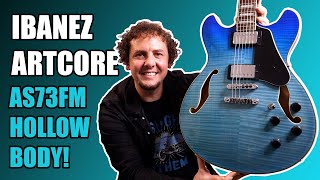 Video thumbnail for Ibanez AS73FM Artcore Azure Blue Gradation | A decent Epiphone 335/339 alternative? | Review & Demo by Rich. Words. Music.