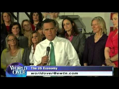 World Over - 2012-08-22 - Mitt Romney Exclusive, Laura Ingraham, Seamus Hasson with Raymond Arroyo