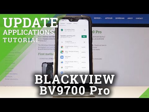 How to Update Apps in BLACKVIEW BV9700 PRO - Install New App Version