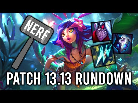 PATCH 13.13 RUNDOWN - RIOT STARTED HAMMERING