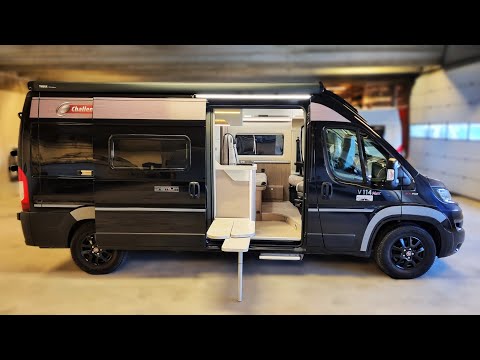 4 Betten und Badezimmer in einem kleinen Luxus-Campervan mit 9-Gang-Automatik | Challenger V114 Max