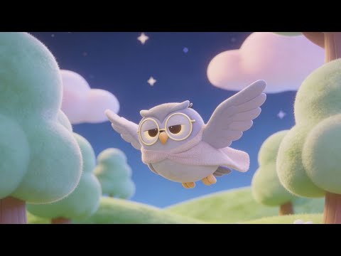 Olive the Owl | Gentle Bedtime Lullaby for Babies & Toddlers | Friendly Fields Farm