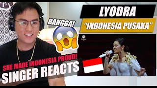 Download lagu LYODRA - INDONESIA PUSAKA - LIVE DUBAI EXPO 2020 ! FULL PERFORMANCE | SINGER REACTION mp3