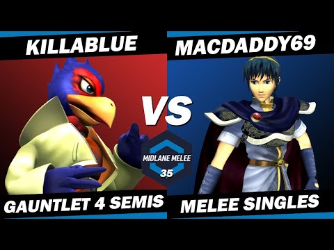 Killablue vs macdaddy69 - Gauntlet 4 Semi Finals | Midlane Melee 35