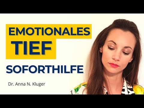 Emotionales Tief überwinden und sich sofort besser fühlen