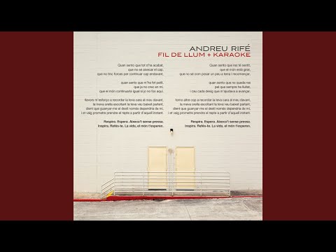 Fil De Llum (Karaoke)