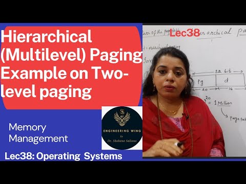 Lec38: Hierarchical (Multilevel) Paging- Two level Paging Example
