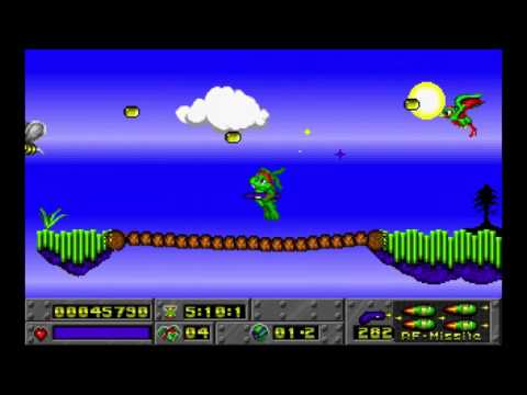 Jazz Jackrabbit - Episode 1 - Turtle Terror (1994) [MS-DOS]