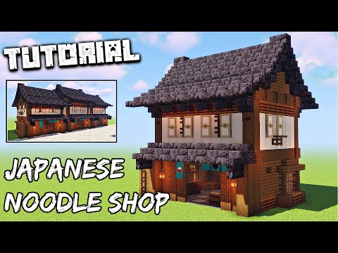 Cortezerino - How To Build A Japanese Noodle Shop | Minecraft Tutorial