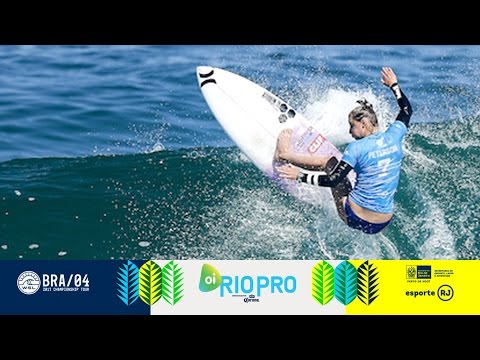 Sally Fitzgibbons vs. Lakey Peterson vs. Laura Enever - Round Three, Heat 4 - Oi Rio Women's Pro