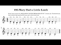 093-Mary Had a Little Lamb music sheet