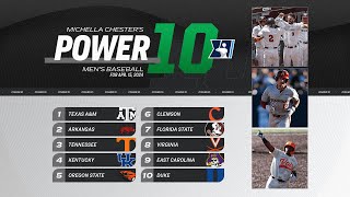 College baseball rankings: Texas A&M on top in latest Power 10