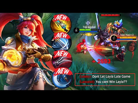 LAYLA | POWERFUL 17KILL🔥🔥, QUEEN OF LATE GAME!! THEY SAID DON'T LET LAYLA LATE GAME  ~ TOP GLOBAL4