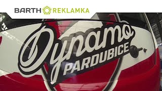 Polep autobus HC DYNAMO PARDUBICE