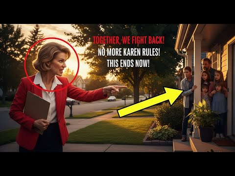 “HOA Karen Tried to Control Our Neighborhood… But She Never Saw THIS Coming!”
