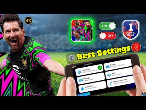 100% Best Play Settings in eFootball 2026 Mobile ⚽ | Ultimate eFootball 2026 Mobile Settings 🔥