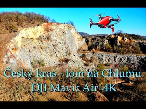 Český kras - lom na Chlumu 4K Video z dronu