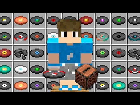 COLETEI TODOS OS DISCOS RAROS DO MINECRAFT