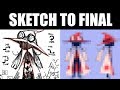 SPEED CHARACTER DESIGN The Entire Process From First Sketch To Final Turnaround