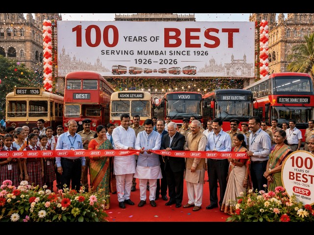 Vídeo relacionado con The Best 75 Years- Tram, Bus & Energy: The 150-Year-Old Journey of Mumbai’s Public Service Icon