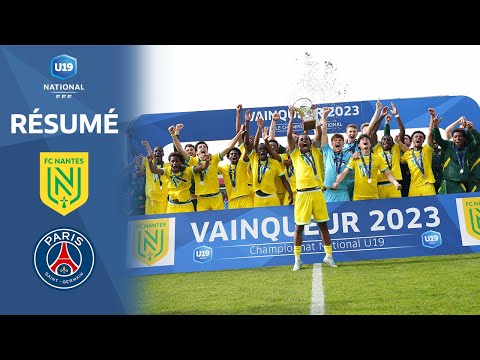 Le FC Nantes bat le Paris-SG en finale et réalise le doublé I Play-offs CN U19 2022-2023