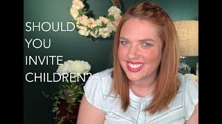 Adult only wedding. Should you invite children?