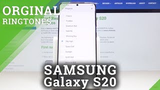 Download lagu How to Find Ringtone List in SAMSUNG Galaxy S20 – Change Ringtone mp3