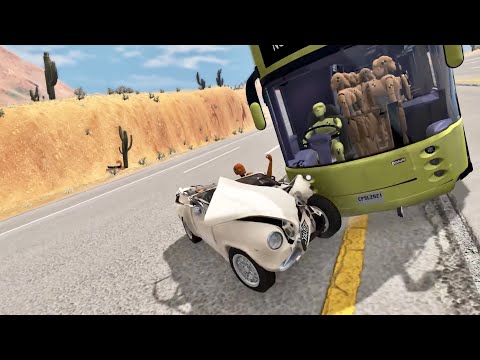 Realistic Car Crashes #59 - BeamNG.Drive