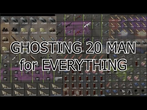 Ghosting a 20 MAN Ukrainian ZERG for EVERTHING ON WIPEDAY - RUST