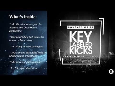 Bingoshakerz - Compact Series - Key Labeled Kicks