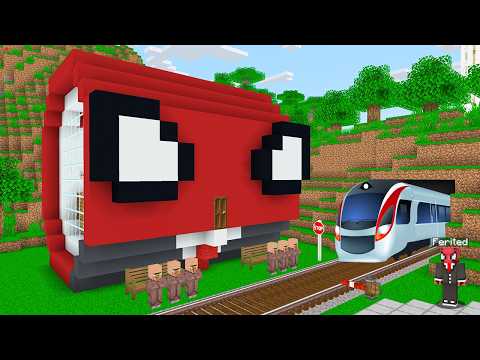 NEDEN EVİMİ TREN İSTASYONU YAPTIM? - Minecraft