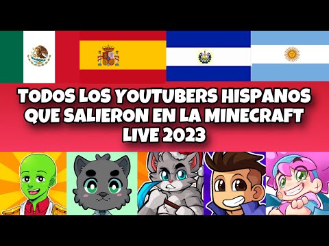 Hottest Hispanic YouTubers taking over Minecraft Live 2023!