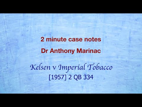 Kelsen v Imperial Tobacco (Trespass to airspace)