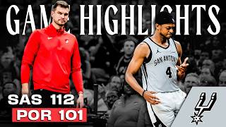 De'Aaron Fox - San Antonio Spurs - Portland Trail Blazers