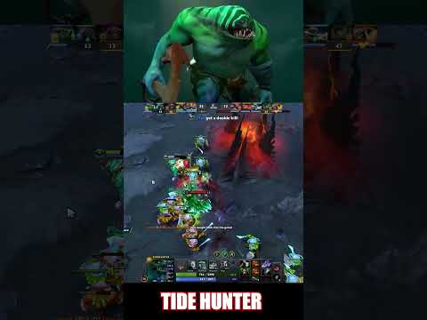 1 Level In 40 Seconds Tide Hunter Likes this Very Much #dota2 #dota2highlights #rampage