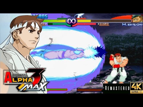 Street Fighter Alpha 3 Max - Ryu (Arcade/USA/2006) 4K 60FPS