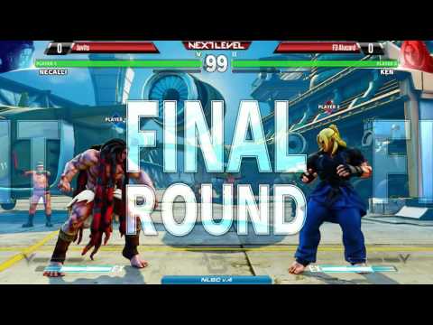 SF5 @ NLBC v.4 - Jav1ts (Necalli) vs F3 Alucard (Ken) [720p/60fps]